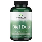 Swanson Diet Duo cápsulas en una botella, apoyo a la gestión de carbohidratos para el peso