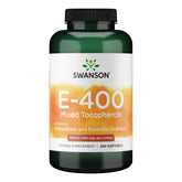 Swanson E-400 botella de tocoferoles mixtos para ritual diario antioxidante
