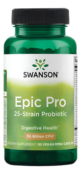Swanson Epic-Pro, botella derramando; apoyo digestivo diario.