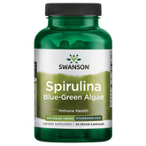 Swanson Espirulina, botella de 500 mg, suplemento diario para energía sostenida