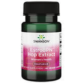 Swanson Estro8Pn extracto de lupulo, frasco, aroma suave para relajación diaria.