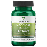Swanson extracto de Rhodiola Rosea cápsulas, apoyo a la resistencia física.