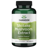 Swanson Extracto de Shiitake 4:1 cápsulas: posible apoyo al sistema inmunológico diario.