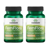 Swanson FemFlora cápsula con 9 mil millones UFC para salud digestiva femenina