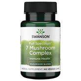 Swanson Complejo de 7 Hongos de Espectro Completo, cápsulas, apoyo nutricional general