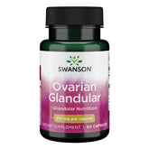 Swanson glándulas ováricas cápsulas en frasco para uso diario