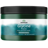 Swanson glicina Ajipure polvo, empaque visible, ideal para apoyar masa muscular de calidad.