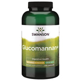 Swanson Glucomannan Plus, botella de cápsulas para sensación de saciedad