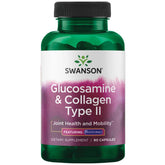 Swanson Glucosamina BioCell cápsulas, soporte para movilidad diaria y salud articular.