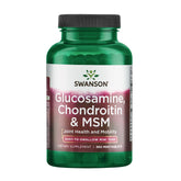 Swanson Glucosamina, Condroitina y MSM, frasco mini-tabletas, fácil de tragar para la rutina diaria