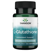 Swanson glutation sublingual 50 mg en botella, disolución rápida