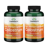 Swanson High Ig Colostrum cápsulas 500 mg para uso diario