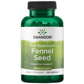 Swanson Hinojo 480 mg en frasco de cápsulas, apoyo digestivo suave