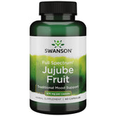 Swanson Jujube Fruta: cápsula suave para apoyo al bienestar diario.