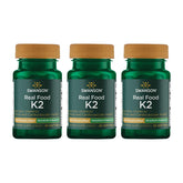 Swanson K2 MK-7, cápsula blanda, vista frontal, posible apoyo a la salud ósea.
