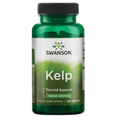 Swanson Kelp tabletas en frasco para apoyo de yodo
