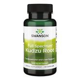 Swanson Kudzu de espectro completo, cápsulas de 500 mg, apoyo a la salud cardíaca y hepática.