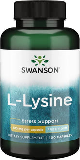 Swanson L-Lisina: bote de cápsulas 500 mg para bienestar diario