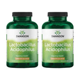 Swanson Lactobacillus Acidophilus: botella de cápsulas para apoyo digestivo diario