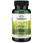 Swanson Lechuga Silvestre 450 mg cápsulas para descanso potencial