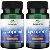 Swanson Licopeno: cápsulas para apoyar la salud prostática y cardiovascular.