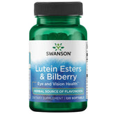 Imagen de Swanson Luteína Bilberry: cápsulas de 120, apoyo a la retina.