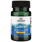 Swanson Luteína 10 mg, botella, apoyo a la visión y la mácula.