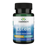 Swanson Luteína 20 mg cápsulas en botella para apoyo visual diario