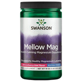 Swanson Mellow Mag, sabor fresa-kiwi, ideal para recargar energía diaria.