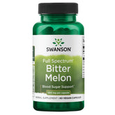 Swanson melón amargo cápsulas 500 mg, presentación de 60, soporte nutricional diario.