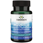 Swanson Mindfull frasco de cápsulas para posible apoyo a la concentración diaria