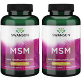 Swanson Ultra MSM 1000 mg, botella, posible apoyo para movilidad diaria.
