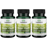 Swanson Premium Goma Guar Spectrum, botella vista frontal, apoyo potencial al bienestar digestivo