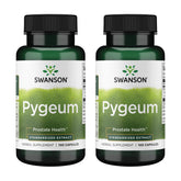 Swanson Pygeum: botella de cápsulas para apoyo diario del tracto urinario.