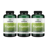 Swanson Pygeum cápsulas de 400 mg para soporte diario del tracto urinario.