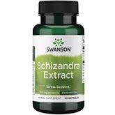 Swanson Schizandra Extract envase 500 mg para energía diaria