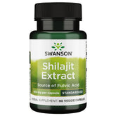 Swanson Shilajit Extract botella visible para bienestar diario