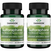 Swanson Sulforafano en botella: cápsulas veganas para uso diario