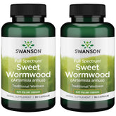 Swanson Sweet Wormwood, botella, posible apoyo para la salud digestiva.
