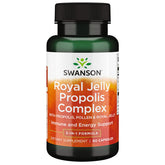 Swanson Ultra Royal Jelly Propolis cápsulas para apoyo diario de energía e inmunidad.
