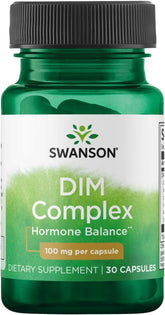 Swanson Ultra Dim Complex cápsulas 100 mg, frontal, soporte hormonal potencial