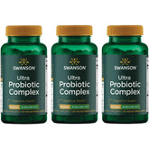 Swanson Ultra Probiotic Complex frente del frasco, apoyo digestivo diario