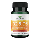 Frasco Swanson Vitamin D Complex para soporte óseo y dental.