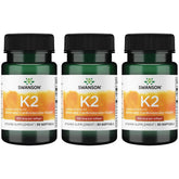 Swanson Vitamina K2 MK-7 Natto, botella, apoyo a la salud ósea