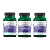 Swanson Zinc Picolinate, cápsulas veganas para apoyo diario de inmunidad.