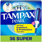 Tampax Pearl con aplicador antideslizante para inserción suave y cómoda