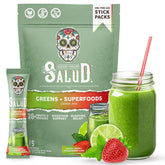 Taste Salud paquetes formato bastón verdes para empezar el día con verduras y frutas