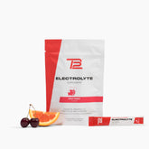 TB12 Electrolitos Fruta Punch en formato monodosis para hidratación rápida durante el entrenamiento