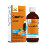 Terry Naturally CuraMed Syrup botella con gotero para absorción superior de curcumina