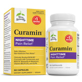 Terry Naturally Curamin Nighttime, botella de 60 cápsulas para dormir naturalmente